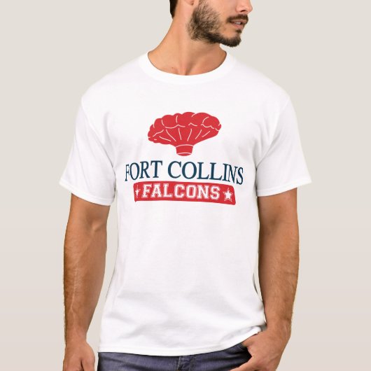 Fort Collins Falcons - Home of Balloon Boy T-shirt (Voorkant)
