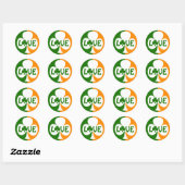 Fort Collins St Patricks Day Parade Ronde Sticker (Vel)