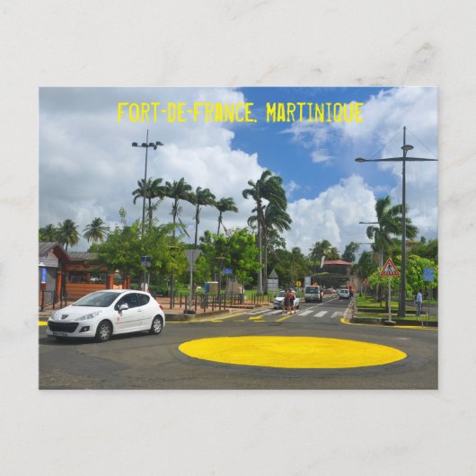 Fort-de-France. Martinique Briefkaart (Voorkant)