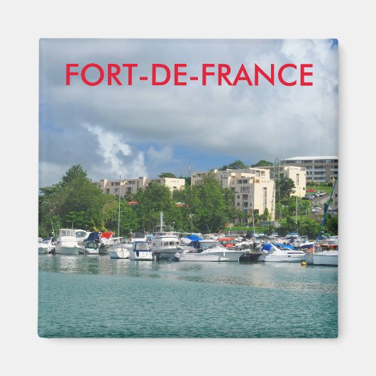 Fort-de-France, Martinique Magneet (Voorkant)