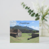 Fort Delgres op Basse-Terre in Guadeloupe Briefkaart (Staand voorkant)