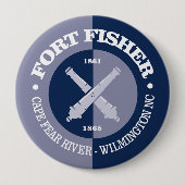 Fort Fisher (B&G) Ronde Button 4,0 Cm (Voorkant)