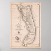 Fort Fisher Civil War Map Poster (Voorkant)