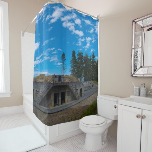 Fort Flagler Battery Calwell Douchegordijn (In situ)