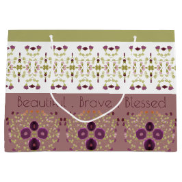 Fort flesje en gebarsten groot cadeauzakje