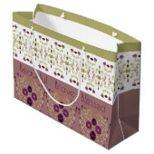 Fort flesje en gebarsten groot cadeauzakje (Achterkant Gekanteld)