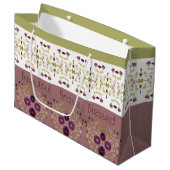 Fort flesje en gebarsten groot cadeauzakje (Voorkant Gekanteld)