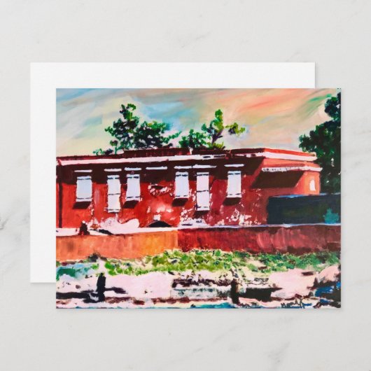 Fort Frederik Note Kaart (Flat) Notitiekaartje (Voorkant / Achterkant)