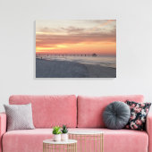 Fort Ft. Walton Beach Sunrise Foto Canvas Zonsonde (Insitu (Woonkamer))