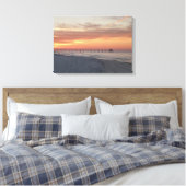 Fort Ft. Walton Beach Sunrise Foto Canvas Zonsonde Afdruk (Insitu (Slaapkamer))
