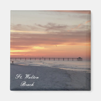 Fort Ft. Walton Beach Sunrise foto magneet zonsond