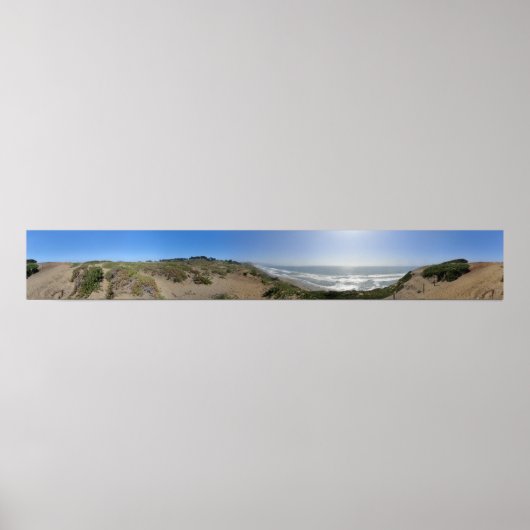 Fort Funston Panorama Poster (Voorkant)
