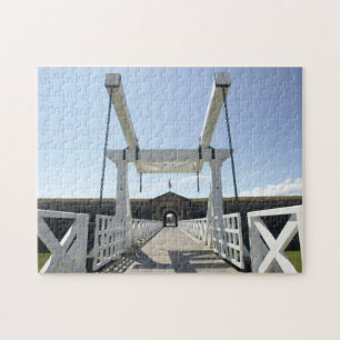 Fort George ophaalbrug. Legpuzzel