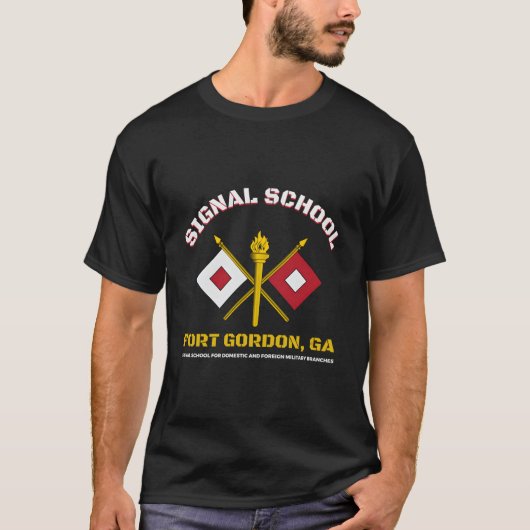 Fort Gordon Signaal School T-shirt (Voorkant)