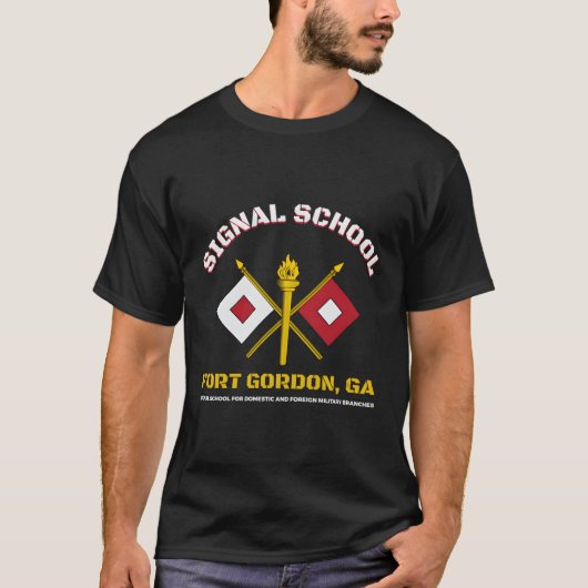 Fort Gordon Signal School T-shirt (Voorkant)