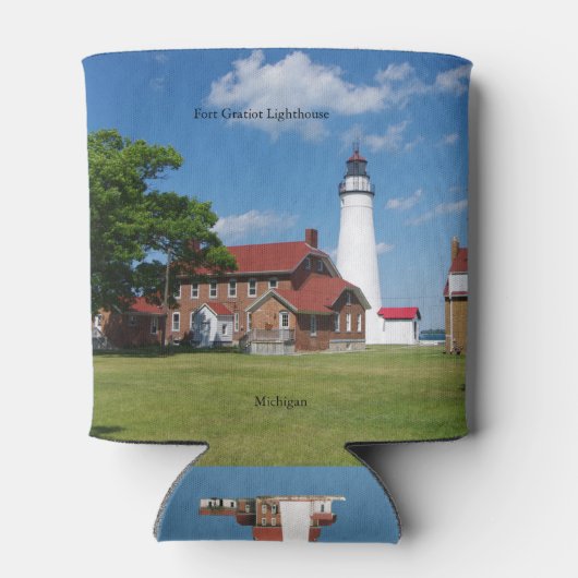 Fort Gratiot Lighthouse koelbox Blikjeskoeler (Achterkant)