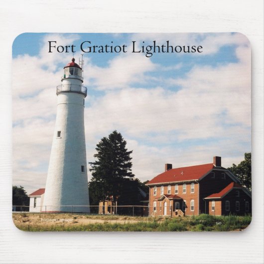 Fort Gratiot Lighthouse mousepad Muismat (Voorkant)