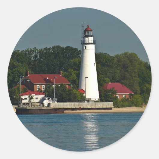 Fort Gratiot Michigan Ronde Sticker (Voorkant)