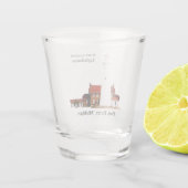 Fort Gratiot vuursteenkort Shot Glas (Achterkant)