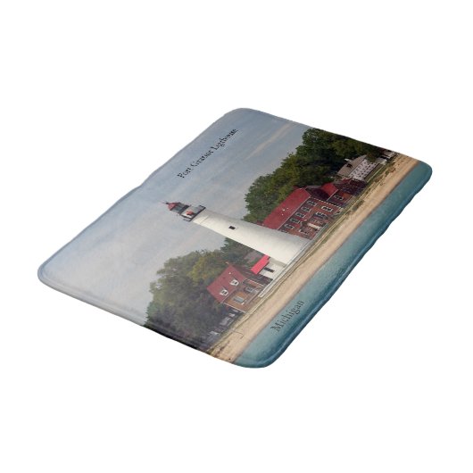 Fort Gratiot vuurtoren badmat (Gekanteld)