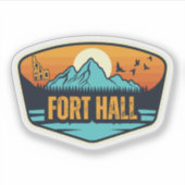 Fort Hall, Idaho Sticker (Voorkant)