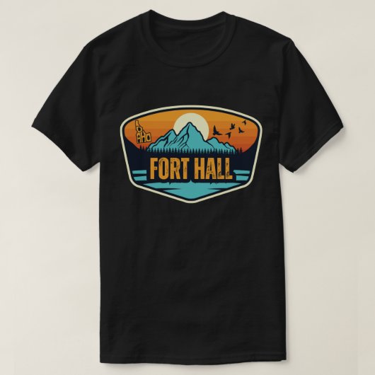 Fort Hall, Idaho T-shirt (Design voorkant)