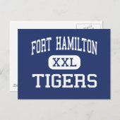 Fort Hamilton - Tigers - High - Brooklyn New York Briefkaart (Voorkant / Achterkant)