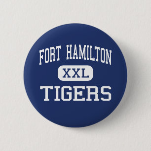 Fort Hamilton - Tigers - High - Brooklyn New York Ronde Button 5,7 Cm