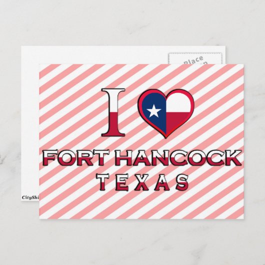 Fort Hancock, Texas Briefkaart (Voorkant / Achterkant)