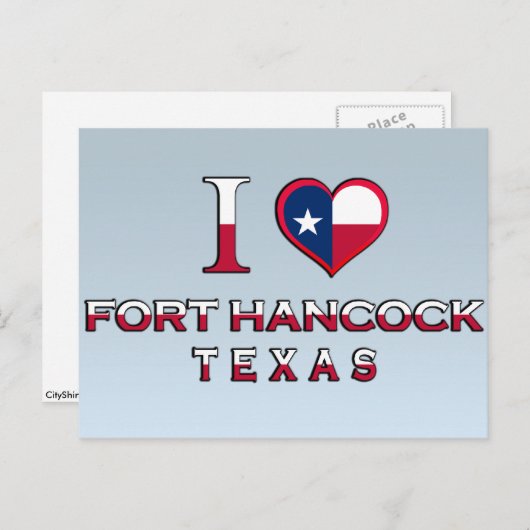 Fort Hancock, Texas Briefkaart (Voorkant / Achterkant)