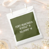 Fort Huachuca Breedtegraad Lengtegraad  Bedankzakje (Geknipt)
