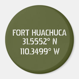 Fort Huachuca Breedtegraad Lengtegraad  Magneet