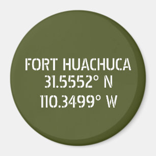 Fort Huachuca Breedtegraad Lengtegraad  Magneet