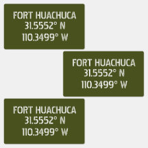 Fort Huachuca Breedtegraad Lengtegraad Waterdicht