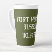 Fort Huachuca Latitude Longitude Latte Mok (Linkerhoek)