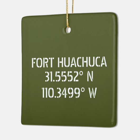 Fort Huachuca Latitude Longitude, persoonlijk Keramisch Ornament (Links)