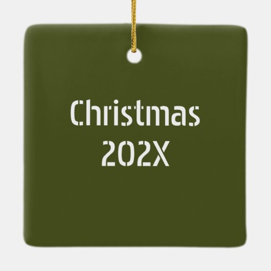 Fort Huachuca Latitude Longitude, persoonlijk Keramisch Ornament (Achterkant)