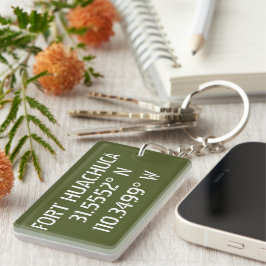 Fort Huachuca Latitude Longitude Sleutelhanger