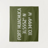 Fort Huachuca Latitude Longitude Wandkleed (Voorkant)