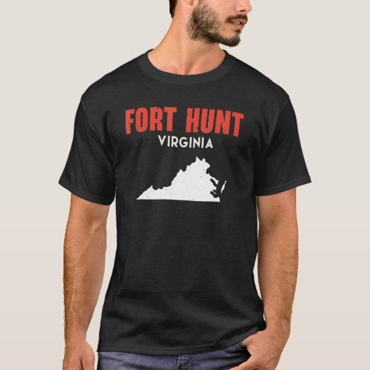 Fort Hunt Virginia USA State America Travel Virgin T-shirt (Voorkant)