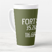 Fort Irwin Latitude Longitude Latte Mok (Linkerhoek)