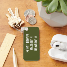 Fort Irwin Latitude Longitude Sleutelhanger