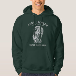 Fort Jackson Vintage White Hoodie