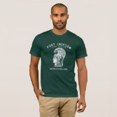 Fort Jackson Vintage Wit T-shirt (Voorkant volledig)