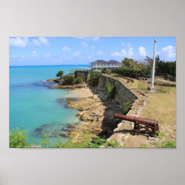 Fort James in Antigua Canvas Print
