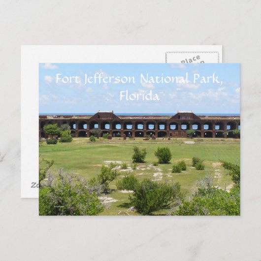 Fort Jefferson Briefkaart (Voorkant / Achterkant)