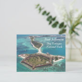 Fort Jefferson Dry Tortugas Briefkaart (Staand voorkant)