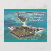 Fort Jefferson Dry Tortugas Briefkaart (Voorkant)
