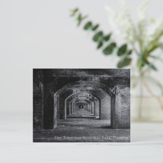 Fort Jefferson Dry Tortugas Briefkaart (Staand voorkant)