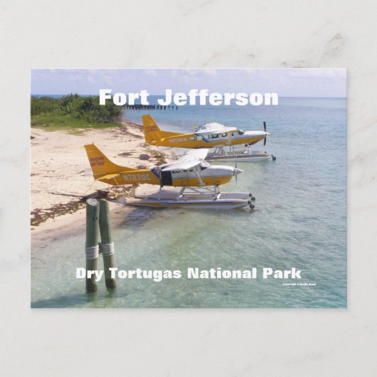 Fort Jefferson, Dry Tortugas National Park Briefkaart (Voorkant)